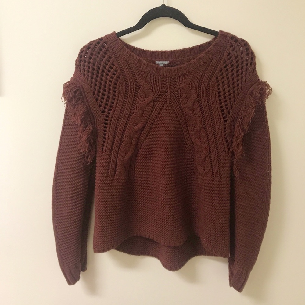 Burgundy Sweater
